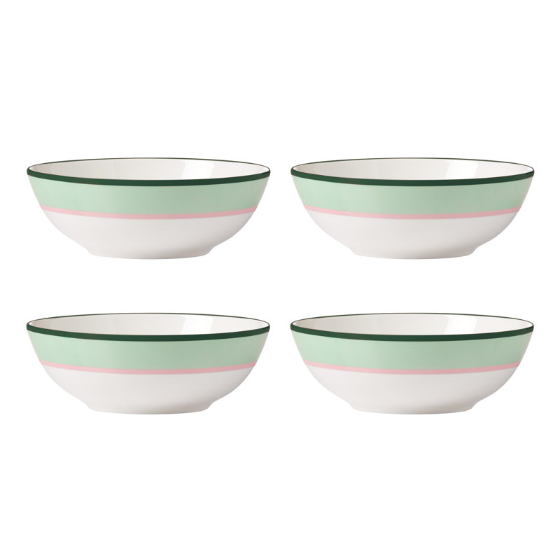 Porcelain Cereal Bowl, Green