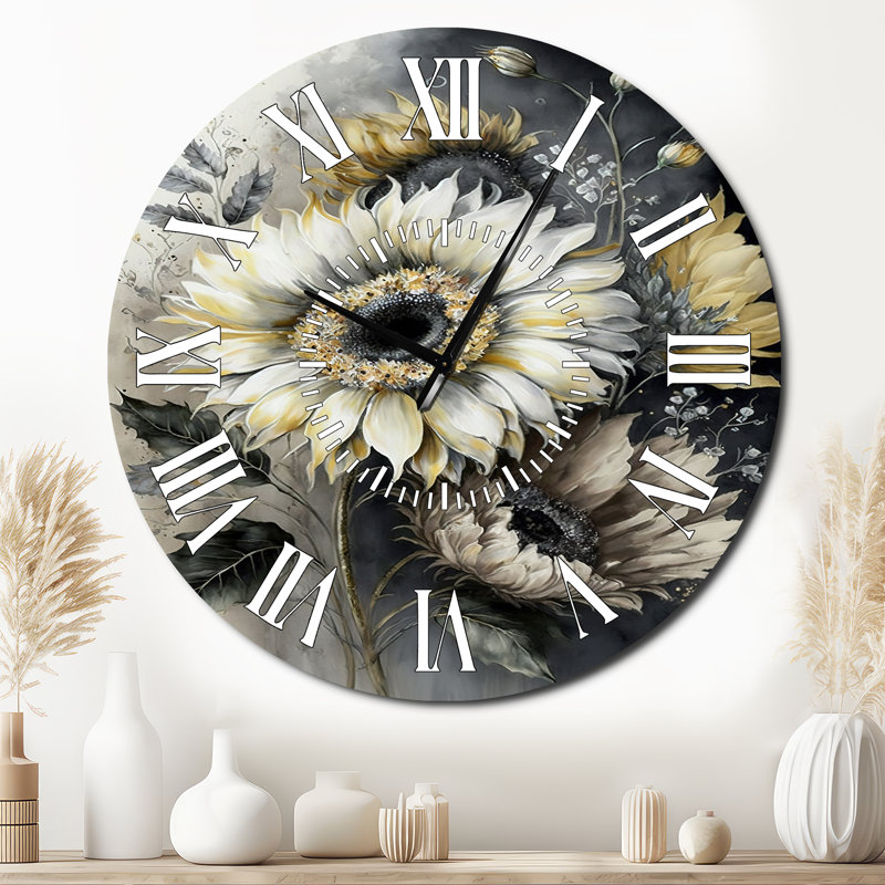 Horloge murale White White, Surdimensionné