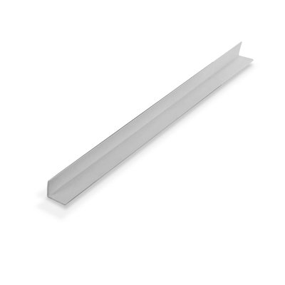 Outwater Plastics White 1/2" X 1/2" X 3/64 (.047)" Thick Styrene Plastic Even Leg Angle Moulding 46" Lengths (Pack Of 3)