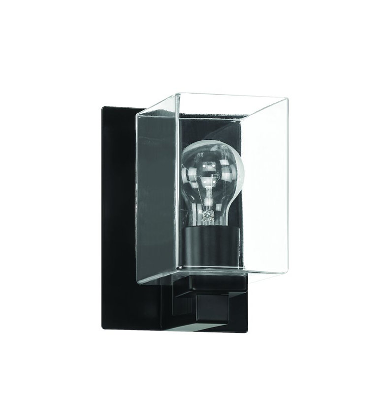 Ibro Armed Sconce, Flat Black