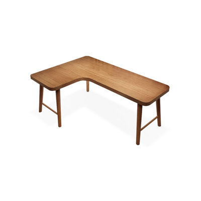 Bureau d'angle moderne en forme de L