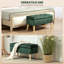 Upholstered Storage Ottoman Bench with Wood Legs, Cream White-1697946370-1697946371