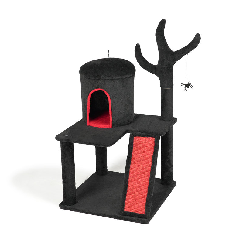 41'' Halloween Gothic 2-Tier  Cat Tree