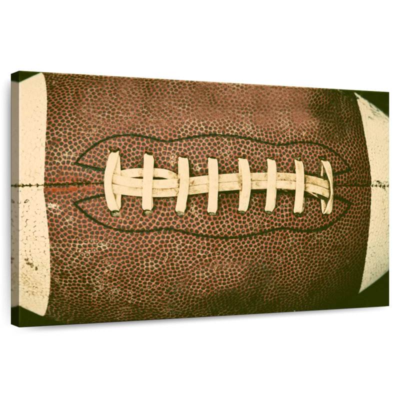 Vieux football américain, H 26 po x l 39 po