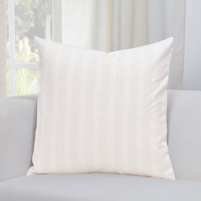 Homestead Striped Cotton Blend Throw Pillow