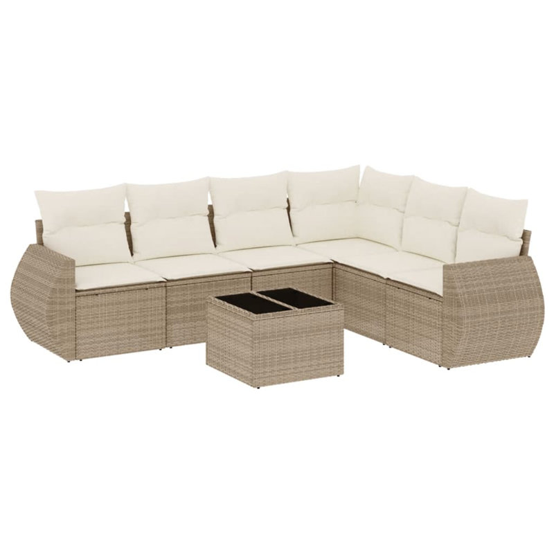 Vidaxl Garden Sofa Set Beige
