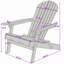 Chaise Adirondack pliante en bois-133226676