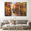 Coucher de soleil romantique à Venise, reproduction d'art sur toile-92828679