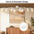 8-Light Adjustable Arms and Heads White Track Lighting Fixture