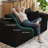 Modern Plush-Upholstered Accent Sofa