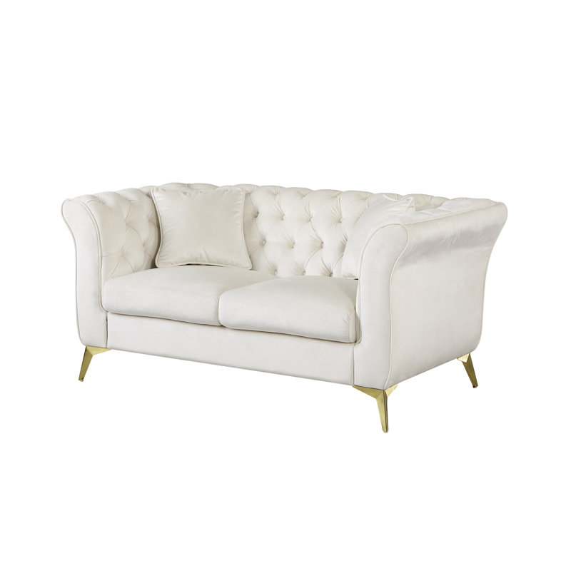 Canapé Chesterfield, Beige
