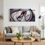 «Cyclist Speed», reproduction d'art sur toile, ensemble de 1