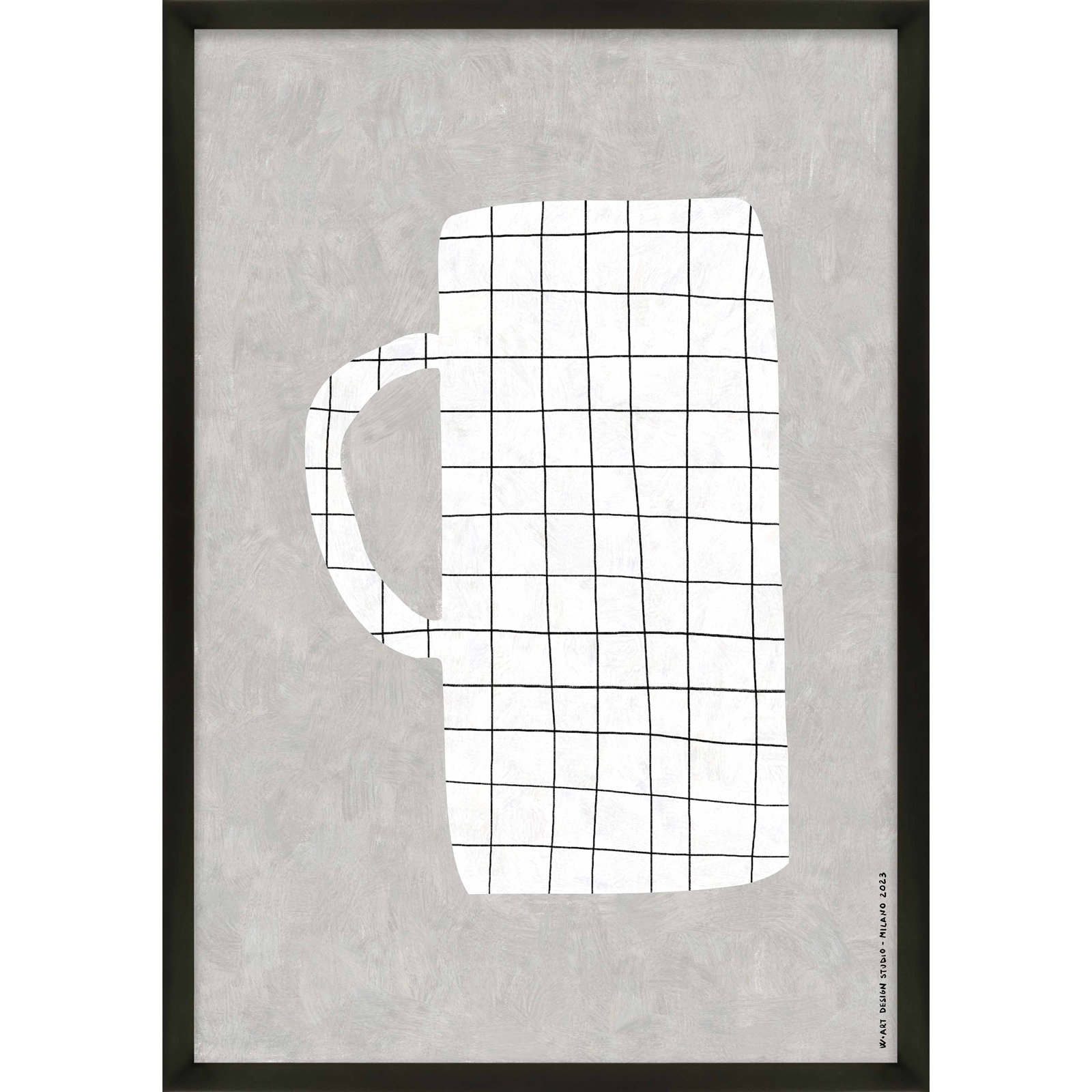 Cup 1 by Romina Gadler, Black Paper Framed, 20" H x 14" W