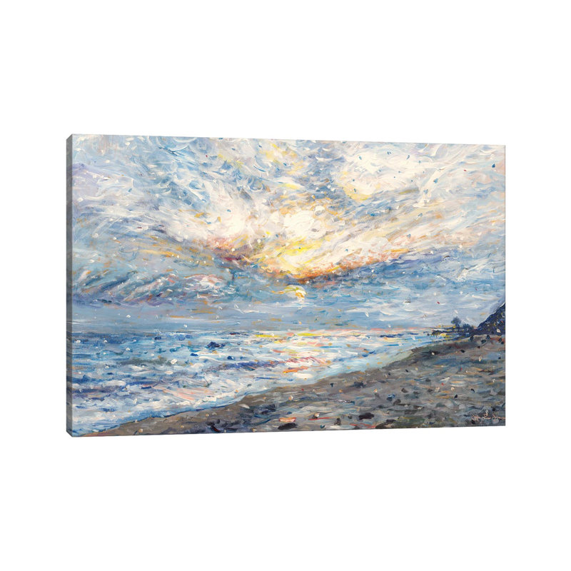 Seaside Romance by Jeff Johnson - Wrapped Canvas Painting, 20.32 cm H x 30.48 cm W