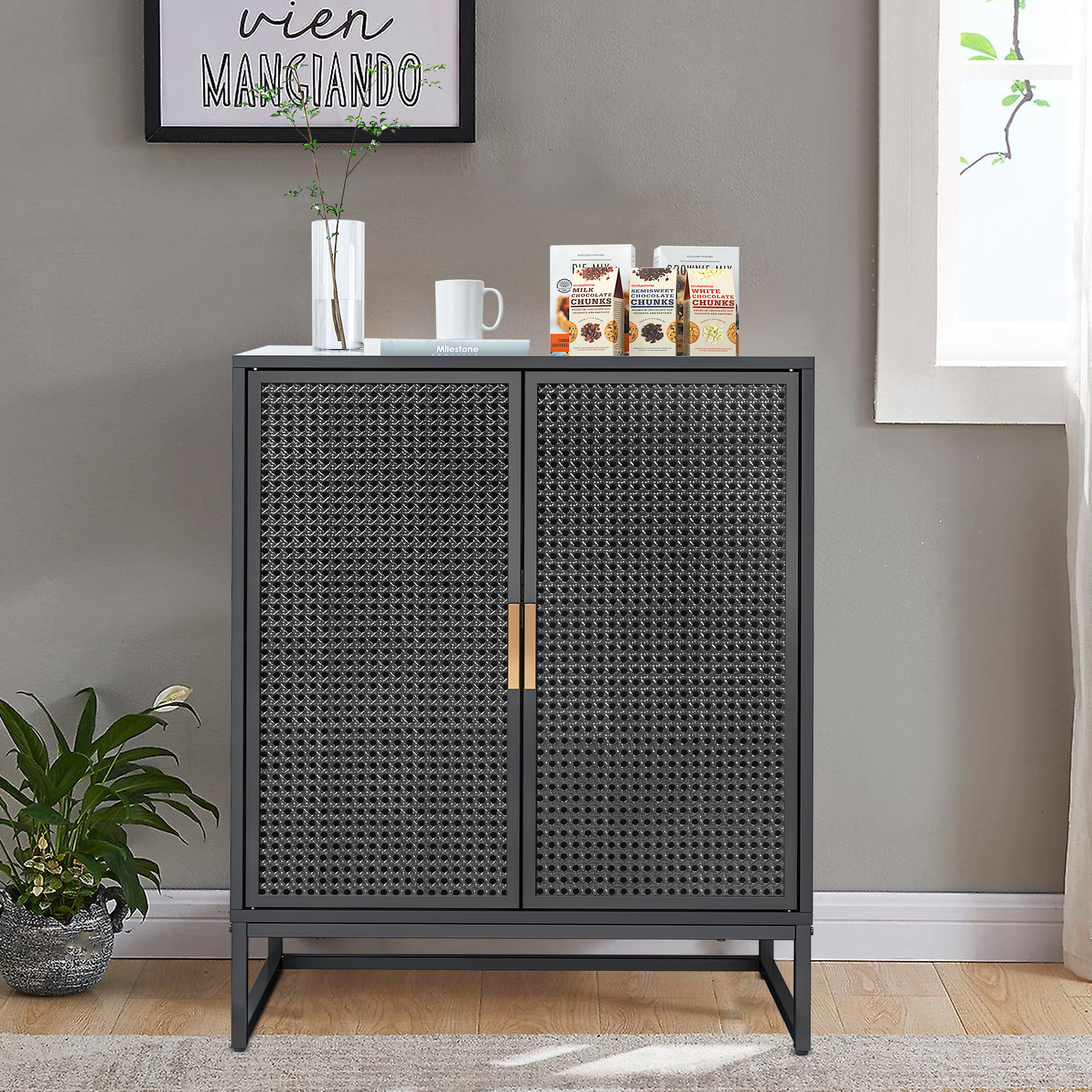 32.6W Tall Bathroom Storage Cabinet with 3 Drawers - Bed Bath