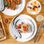 12 Piece Porcelain China Dinnerware Set - Service for 4