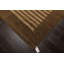 Tapis brun / beige en laine noué à la main de conception unique des années 1970 de 8 pi 10 po x 11 pi 9 po
