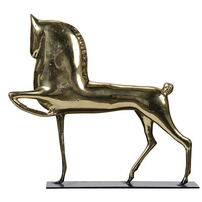 Horse on Stand Figurine