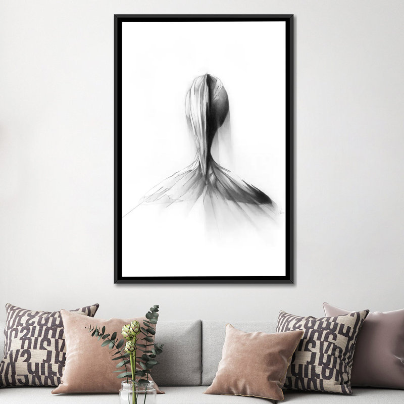 «Sperm Whale» par Alexis Marcou - Estampe numérique sur toile tendue avec châssis, H 26 po x l 18 po x P 1,5 po