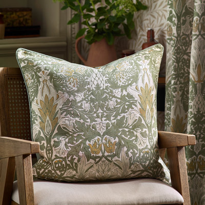 Snakes Head Floral Square Cushion Cover