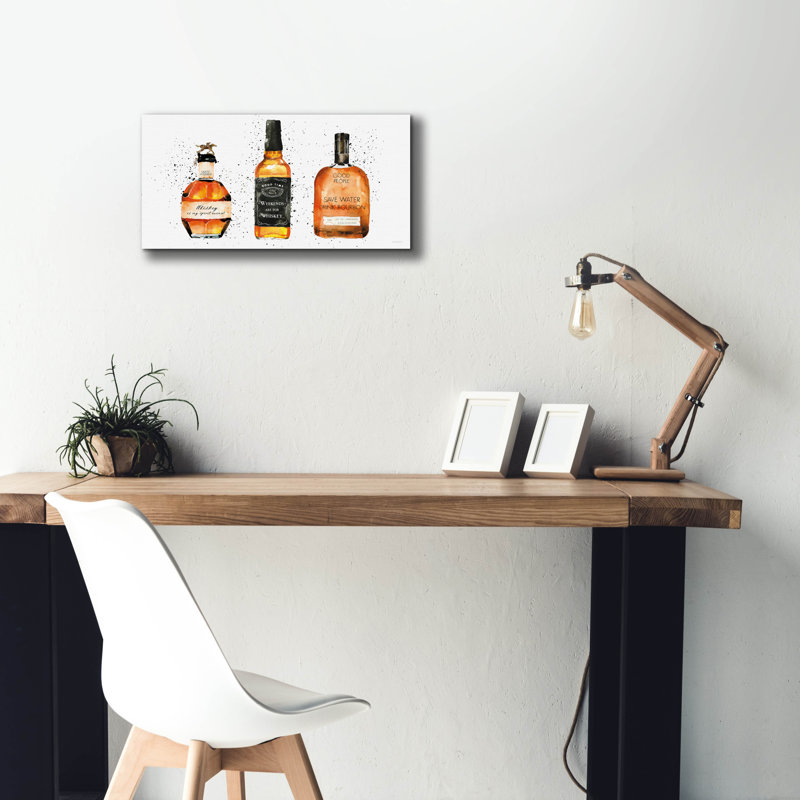 Art mural sur toile Lark Manor ™ «High Spirits» par Mercedes Lopez, H 12 po x l 24 po x P 0,75 po