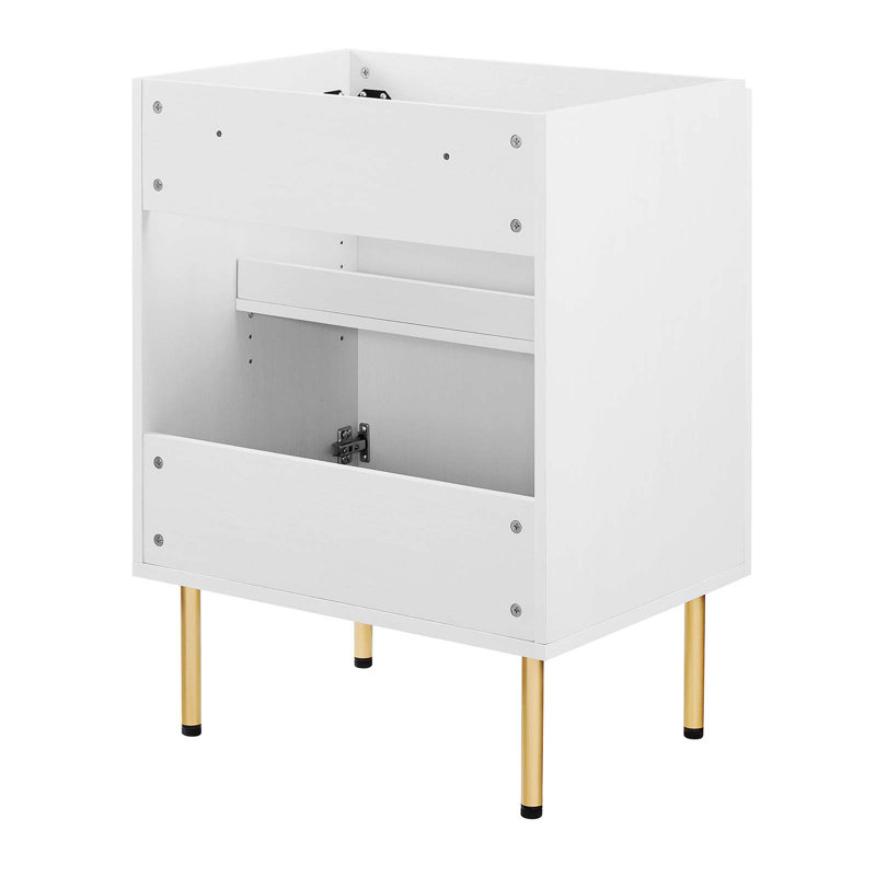 Base de meuble-lavabo simple 23,5 po Modway, Blanc