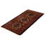 Tapis brun foncé Lynnisha 3 pi 7 po x 7 pi 3 po