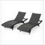 Chaise longue en osier Salem