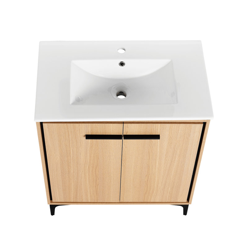 Base de meuble-lavabo avec lavabo 30 po Katence