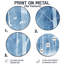 Décoration murale ronde en métal Jahniah - Paysages-1079374808