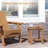 Outdoor Side Table, HDPS  Adirondack End Table For Patio, Porch, Deck, Weather Resistant, Easy Maintenance, Indoor Or Outdoor Use, Teak Color-435944931