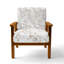 Chaise d'appoint moderne - fauteuil blanc Blossom-626069998