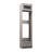 Grey Oak 18" Floor-Mounted Closet Section with Glass Doors, 1 Clothing Rod, 1 Shelf & 1 Shaker Drawer-137942219-137942222