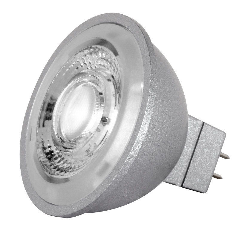 8 watts (équivalent à 75 watts), DEL MR16, ampoule à intensité variable, culot GU5.3 / bi-couleur, 3500 K, degré de 40