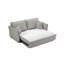 Sophisticated Gray Chenille Sectional With Sleeper And Practical Storage Modern Spacious Areas