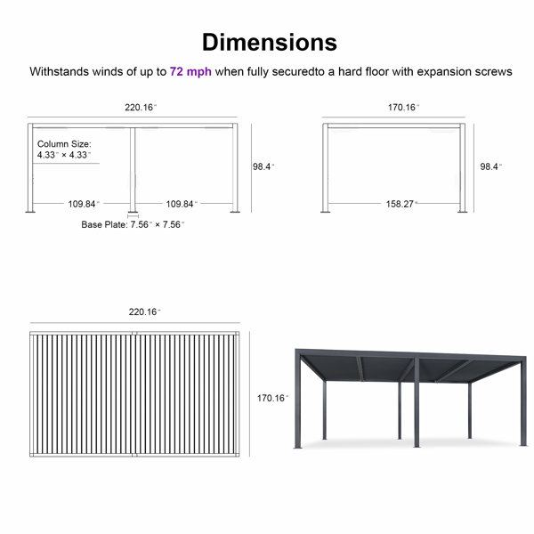 Dimensions du produit