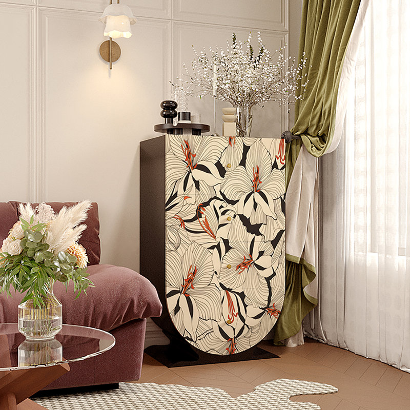 Armoire de rangement moderne et luxueuse avec lumière rétro