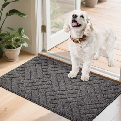 Paillasson antidérapant, tapis de bienvenue absorbant, tapis antidérapant, tapis d'entrée, tapis d'entrée et tapis d'entrée