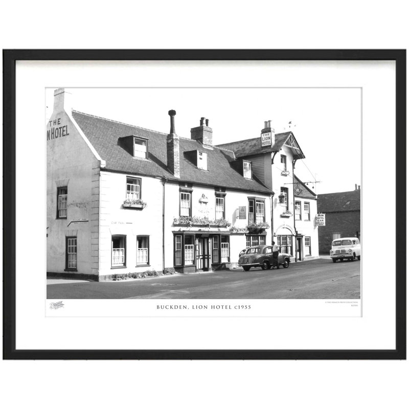 Buckden, Lion Hotel C1955 by Francis Frith - Single Picture Frame Print, 60cm H x 80cm W x 2.3cm D