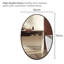 Mood Premium Oval Bathroom Mirror Framed Wall Mounted, Frame Modern & Stylish-1044894587-1044894586