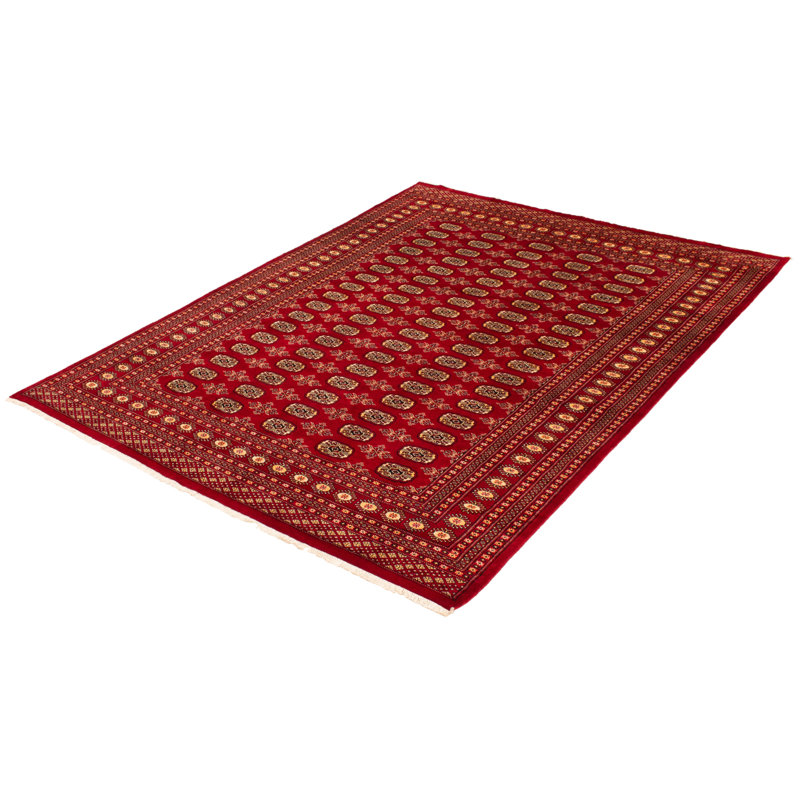 Tapis rouge foncé Finest Peshawar Bokhara 7 pi 10 po x 10 pi 0 po