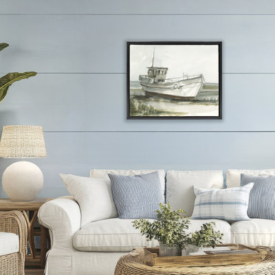 Cadre flottant pour bateau de pêche abandonné, design par Ethan Harper