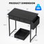 Nalor Steel Writing Desk-827033156