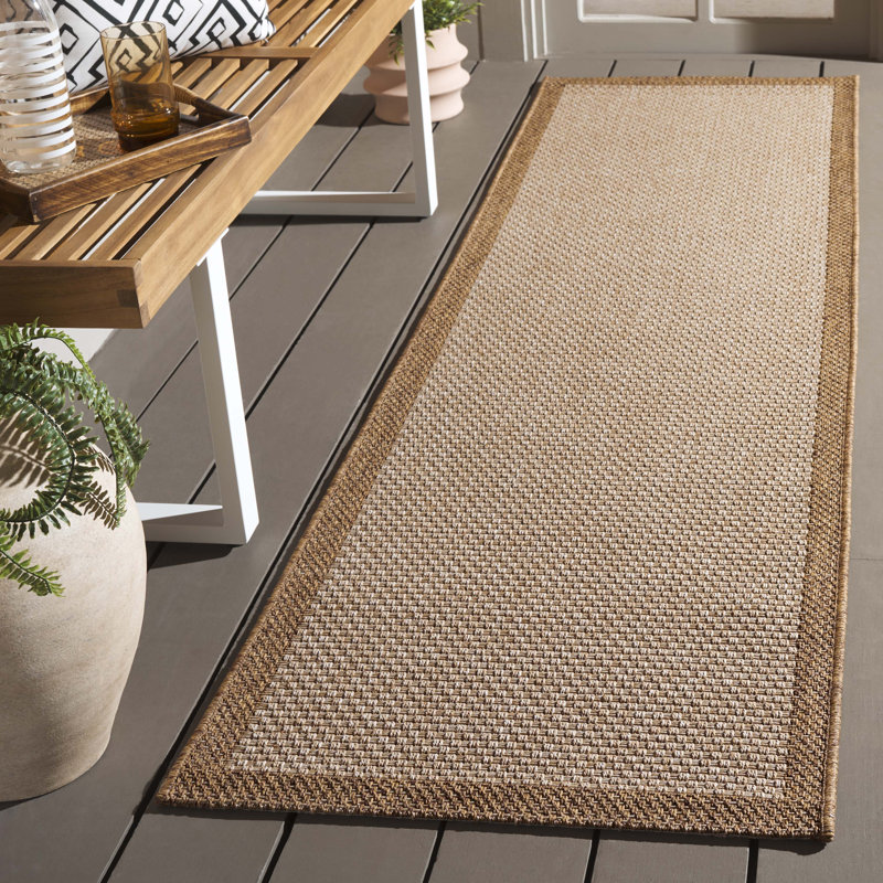 Tapis d'intérieur / extérieur en sisal Scheider, Tapis de couloir 2 pi 2 po x 8 pi