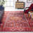 Gullion Southwestern Navy/Rust Area Rug-1746432615