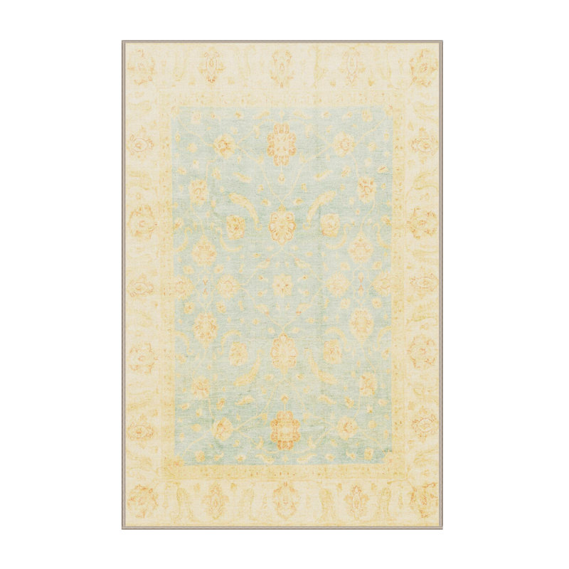 Abdulshakur Abstract Indoor Rug, Rectangle 2' x 3'