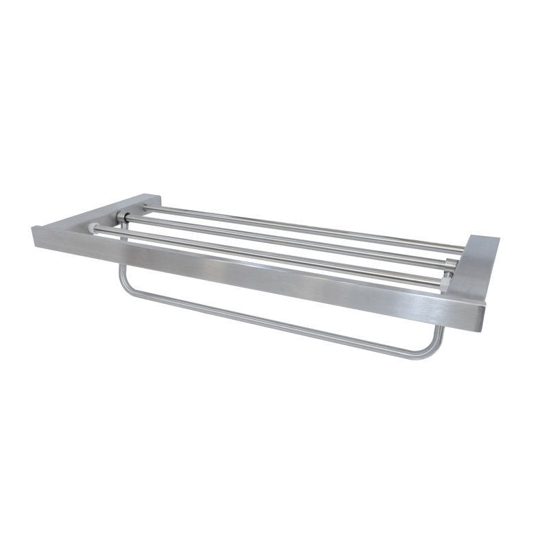 23.5 " 1 - Bar Wall Towel Rack, Brushed Nickel