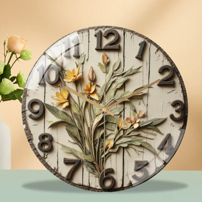 Horloge murale en verre Dorn