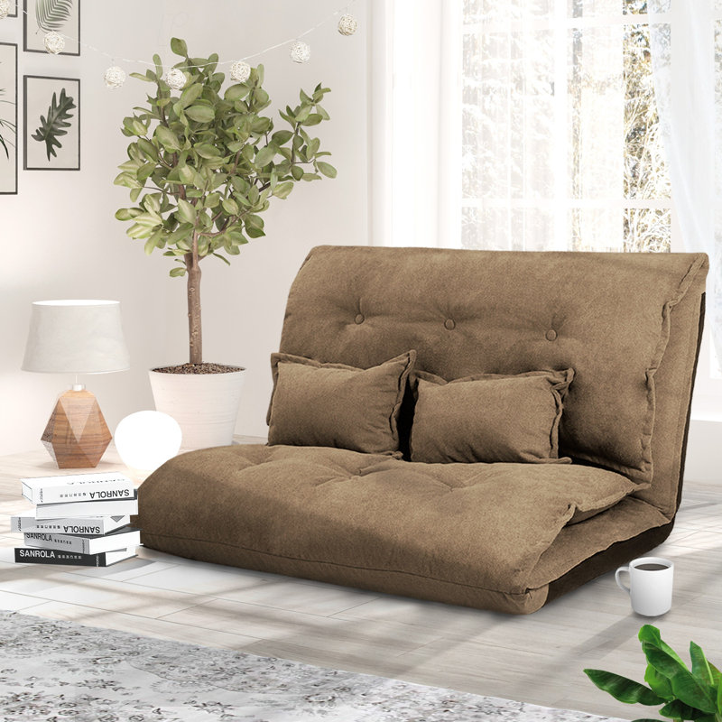 Matelas de futon simple en coton 5 po Bonifacio, Double, Brun