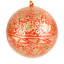 4.3'' Handmade Floral Paper Flowers Ball Ornament
